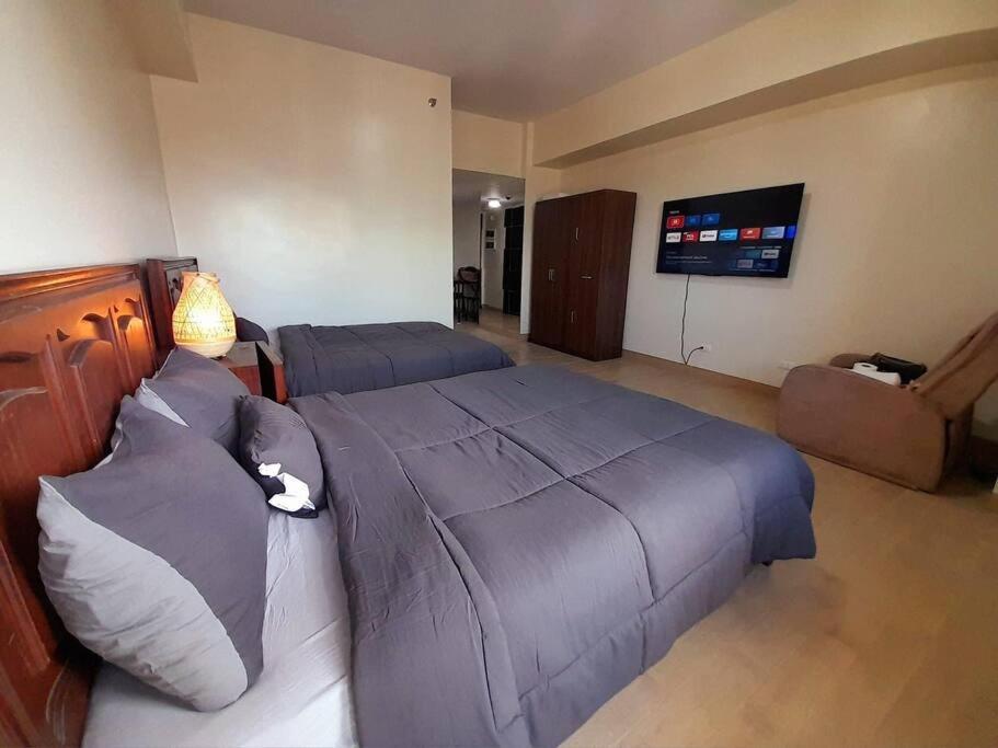 Large Studio Cubao With 2 Beds Manila Exterior photo